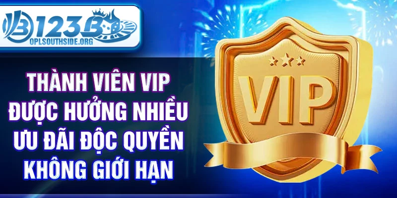 Thành viên VIP được hưởng nhiều ưu đãi độc quyền không giới hạn